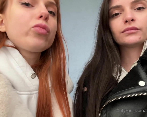 Goddess Kira aka Femgoddesskira OnlyFans - We spit in your mouth, and you must dutifully swallow our saliva!