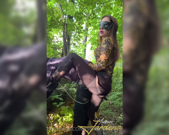 J.Sinner aka Israelimistress OnlyFans - A cheap whore has been fucked into the forest mud and used condoms As it should be He was one of m