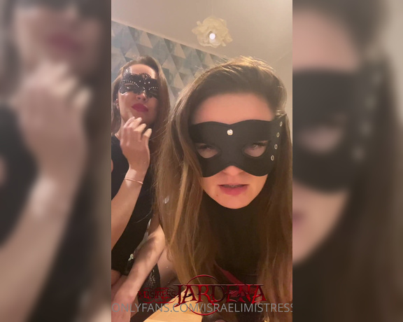 J.Sinner aka Israelimistress OnlyFans - Today you will be our ashtray for two beautiful Mistresses Open your mouth, kneel down and work yo