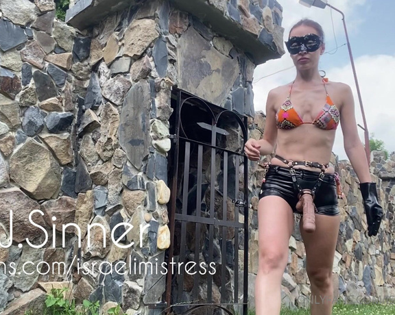 J.Sinner aka Israelimistress OnlyFans - Fucked hard shitty slave in shitty place Tip if u want more clips like this