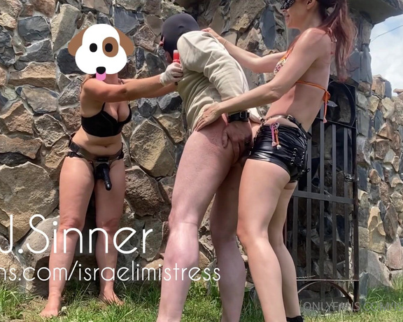 J.Sinner aka Israelimistress OnlyFans - Fucked hard shitty slave in shitty place Tip if u want more clips like this