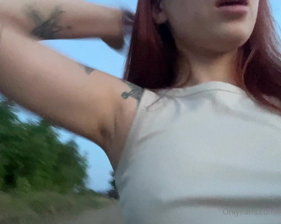 Goddess Kira aka Femgoddesskira OnlyFans - Get your tongue out and lick my armpits!