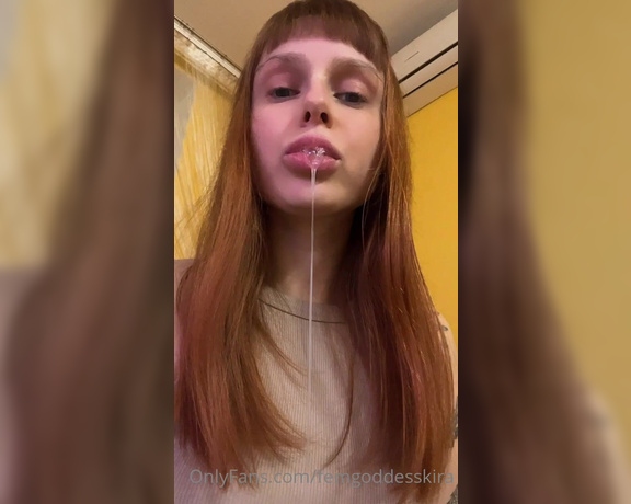 Goddess Kira aka Femgoddesskira OnlyFans - Ill fill your mouth with my saliva!