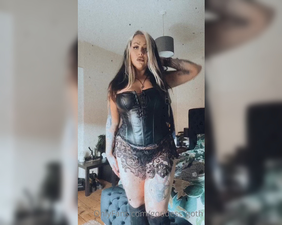 Goddess Goth aka Goddess_goth OnlyFans - Cute lil outfit sent to me off my amazon wishlist I love getting gorgeous outfits like this