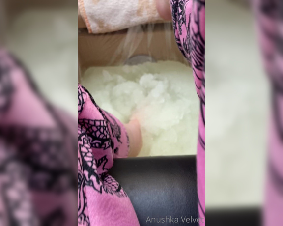 Anushka Velvet aka Anushkavelvet OnlyFans - It’s pedicure day!! Can’t wait to show you boys and fellow Dommes this creation and BOYS  MAKE 1