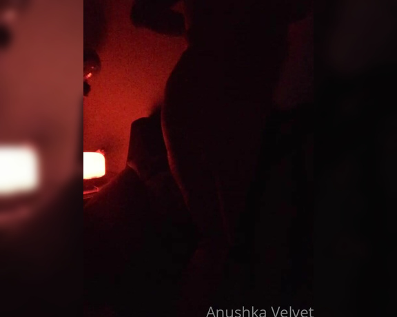 Anushka Velvet aka Anushkavelvet OnlyFans - A little red light silhouette action with my own red light Can you tell I was wearing flip