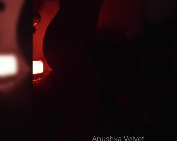 Anushka Velvet aka Anushkavelvet OnlyFans - A little red light silhouette action with my own red light Can you tell I was wearing flip