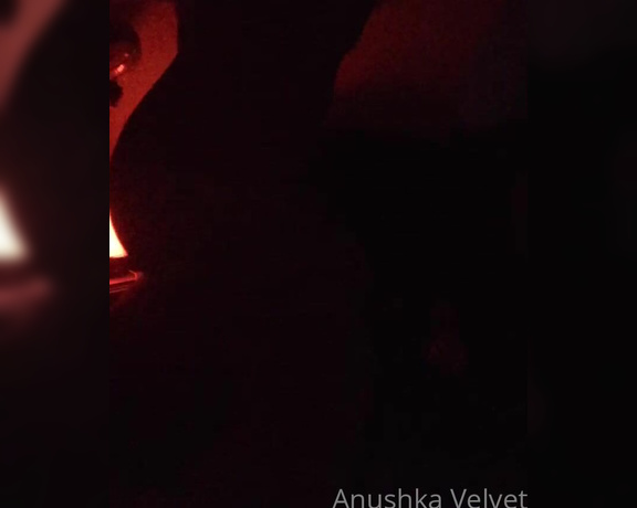 Anushka Velvet aka Anushkavelvet OnlyFans - A little red light silhouette action with my own red light Can you tell I was wearing flip