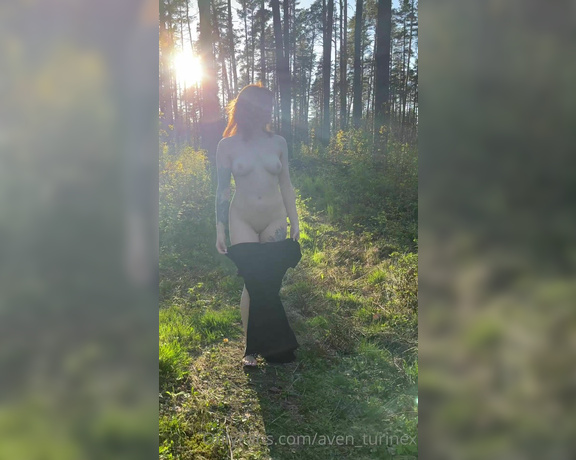 Goddess Aven aka Aventurinex OnlyFans - Come on a sunset walk with me 2