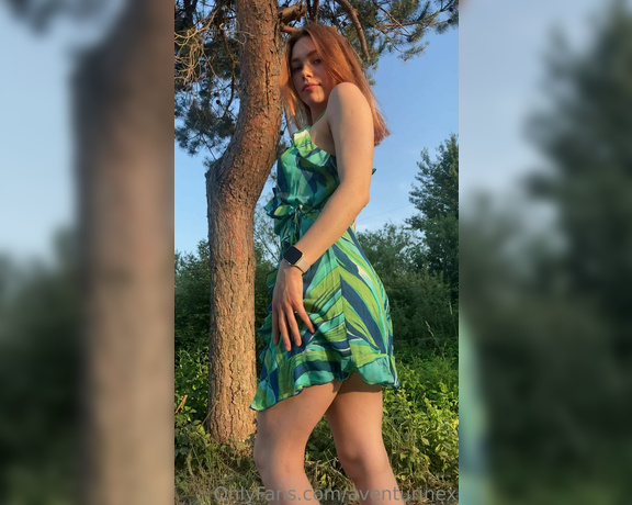 Goddess Aven aka Aventurinex OnlyFans - Enjoying the evening sun