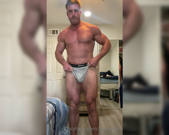 Mark LAX aka Laxxxmark OnlyFans - More naked flexing! This time on leg day! I swear the reason my dick looks unusually small is becaus