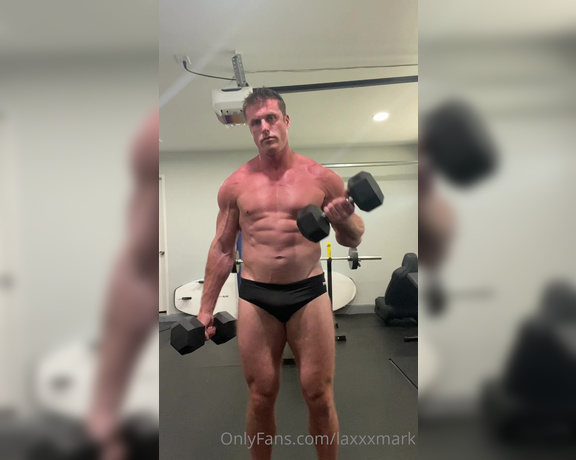 Mark LAX aka Laxxxmark OnlyFans - Nude flexing video 2 with weights BTW If anyone needs fitness advice send me a message! I