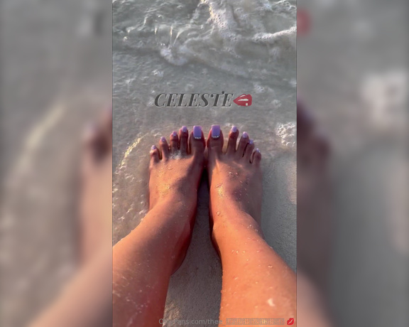 Thee Celestial foot goddess aka Thee_celeste OnlyFans - Toe wiggles, beach and sand