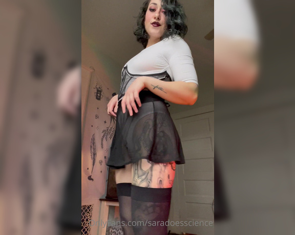 Goddess Sara aka Saradoesscience OnlyFans - Just imagine I’m standing over you and teasing you