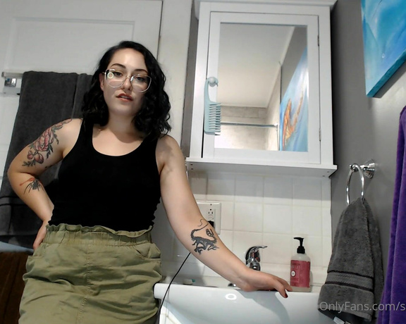 Goddess Sara aka Saradoesscience OnlyFans - You call me into the bathroom and I realize too late what you wanted Youre in the shower jacking