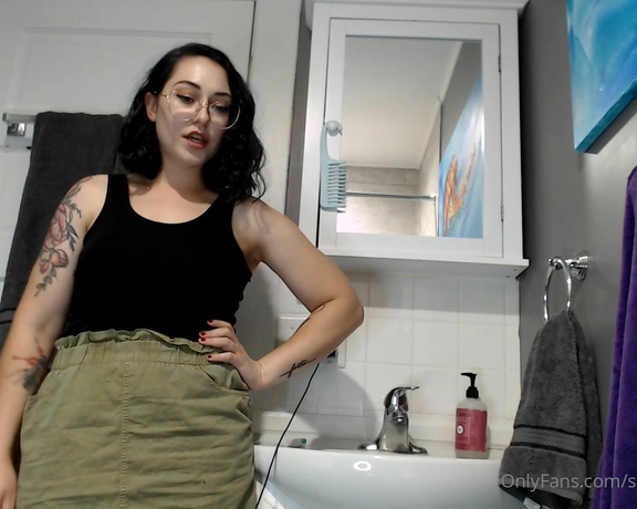 Goddess Sara aka Saradoesscience OnlyFans - You call me into the bathroom and I realize too late what you wanted Youre in the shower jacking