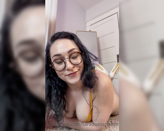 Goddess Sara aka Saradoesscience OnlyFans - I want you to cum a big HUGE load for me For what reason Ohit’s not important CEI JOI