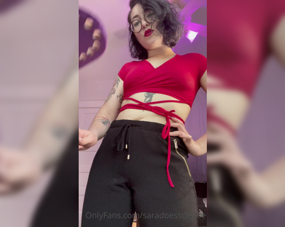 Goddess Sara aka Saradoesscience OnlyFans - I heard you’ve been cumming without my permission Well I hope you like punishments C B T BALL BUS
