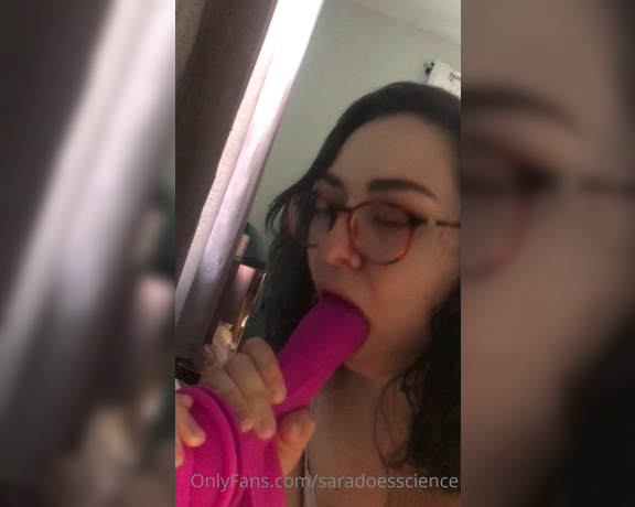 Goddess Sara aka Saradoesscience OnlyFans - What would it be like if I sucked your dick  You can only imagine