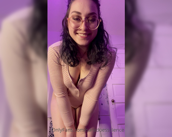 Goddess Sara aka Saradoesscience OnlyFans - Stroke that pathetic dick while you worship my body SPH JOI