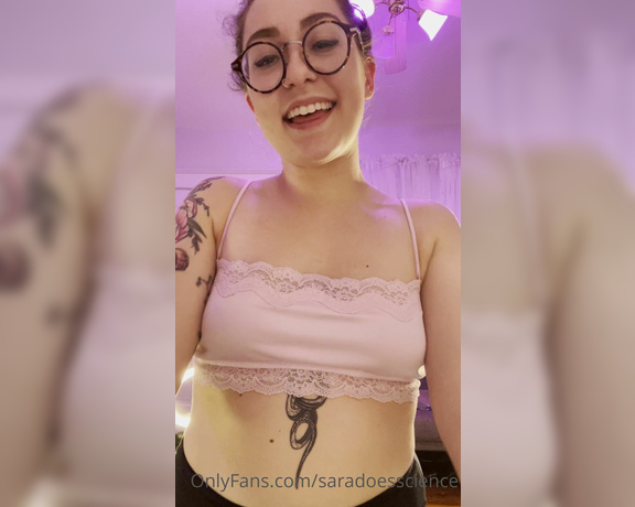 Goddess Sara aka Saradoesscience OnlyFans - Let’s play a game! It’s like red light green light, but with less lights and more tits