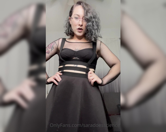 Goddess Sara aka Saradoesscience OnlyFans - You keep asking me if you can cum…absolutely not you little slut I think you need to put your cage