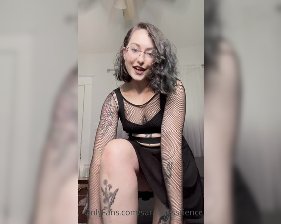 Goddess Sara aka Saradoesscience OnlyFans - You keep asking me if you can cum…absolutely not you little slut I think you need to put your cage