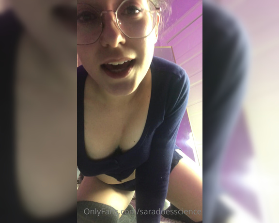 Goddess Sara aka Saradoesscience OnlyFans - Alright you chastity whores 1 month is up Did you fail already Obviouslywho would last a month