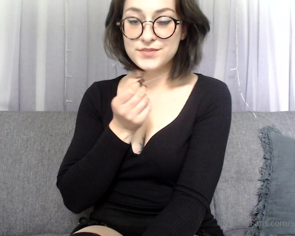 Goddess Sara aka Saradoesscience OnlyFans - You want to get out of that cage and cum, dont you Maybe if you beg for itor maybe Ill just tea