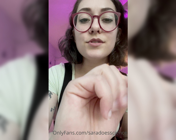 Goddess Sara aka Saradoesscience OnlyFans - You know what would be really fun If I put some makeup on you!! You reluctantly agree, but as I put