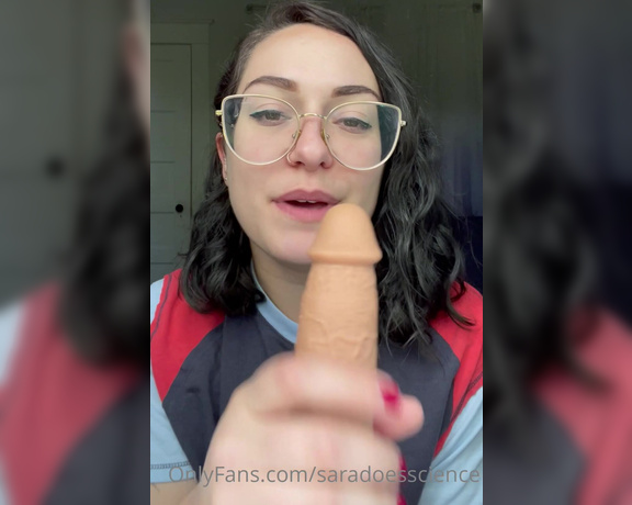 Goddess Sara aka Saradoesscience OnlyFans - So do you want me to go down on you I’ve always wondered what it would be like to suck a dick…wait