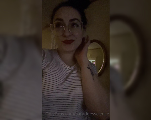 Goddess Sara aka Saradoesscience OnlyFans - Okay okay It’s late enough for votes Wanna know if you can cum