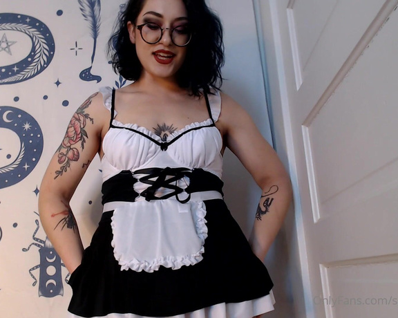 Goddess Sara aka Saradoesscience OnlyFans - The maid needs to confront you about the panties she found that she knows arent your wiveswait,