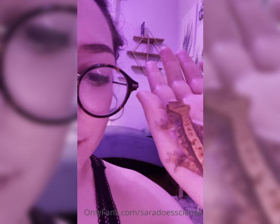 Goddess Sara aka Saradoesscience OnlyFans - Because I know you were curious about this scaley boy