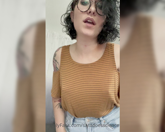 Goddess Sara aka Saradoesscience OnlyFans - A soft easy JOI Edging task for you