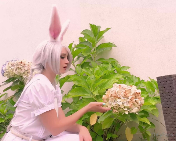 Aery Tiefling aka Aerytiefling OnlyFans - A lonely bunny girl wanders the gardening club Do you know what bunnies REALLY like to do Get