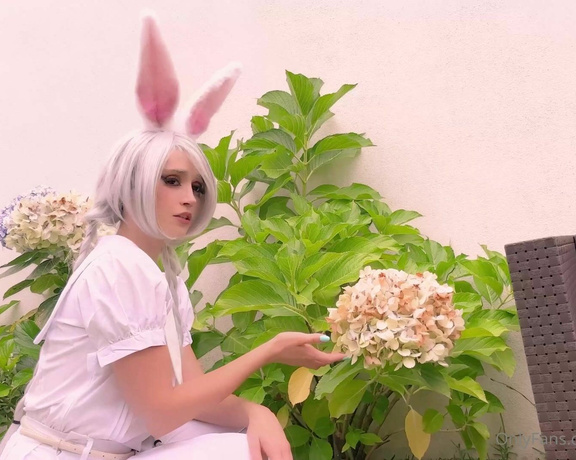 Aery Tiefling aka Aerytiefling OnlyFans - A lonely bunny girl wanders the gardening club Do you know what bunnies REALLY like to do Get