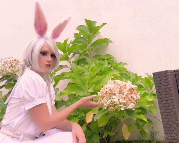 Aery Tiefling aka Aerytiefling OnlyFans - A lonely bunny girl wanders the gardening club Do you know what bunnies REALLY like to do Get