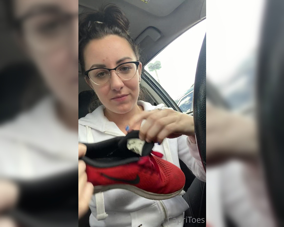 Capri aka Capritoes OnlyFans - Gross stinky socks blehh