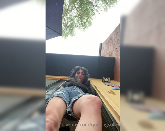 Gia Marie aka Queengsoles OnlyFans - Giantess caught you trying to get shelter from the rain