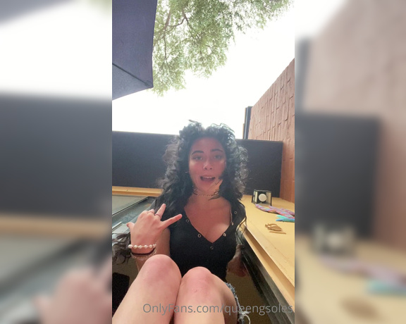 Gia Marie aka Queengsoles OnlyFans - Giantess caught you trying to get shelter from the rain