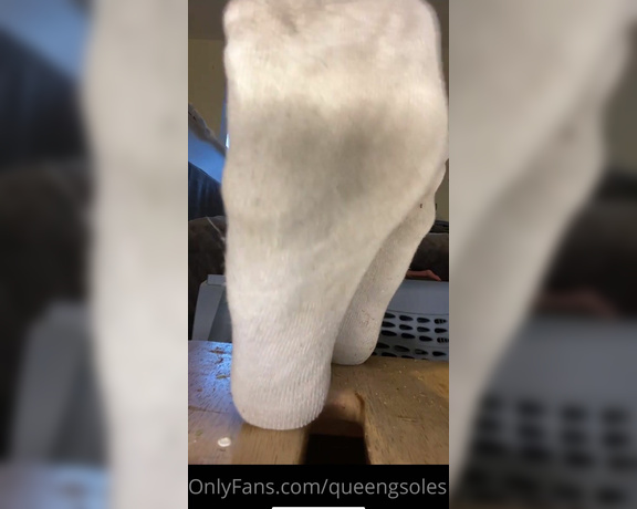 Gia Marie aka Queengsoles OnlyFans - Dirty white socks humiliation
