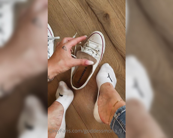 Goddess Mona aka Goddessmona_91 OnlyFans - Meine Converse Chucks fhren bald ein eigenes Leben  Und zu diesen Socken muss ich wohl auch nic