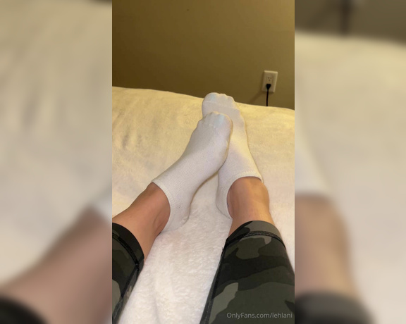 Kala Lehlani aka Lehlani OnlyFans - Cute white socks I wore to yoga class 1