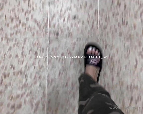 MrandMrs_W aka Mrandmrs_w OnlyFans - POV you’re in the supermarket and these pretty feet are walking towards you The aisle is free and 1