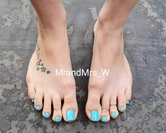 MrandMrs_W aka Mrandmrs_w OnlyFans - Sexy Blue Toes 1313 Video & Photo Set More photo sets 1