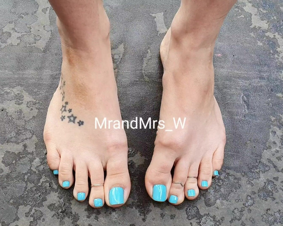 MrandMrs_W aka Mrandmrs_w OnlyFans - Sexy Blue Toes 1313 Video & Photo Set More photo sets 1