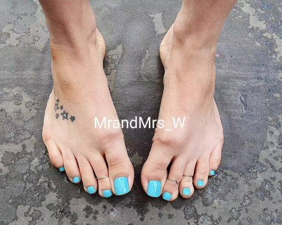 MrandMrs_W aka Mrandmrs_w OnlyFans - Sexy Blue Toes 1313 Video & Photo Set More photo sets 1