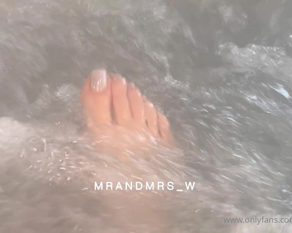 MrandMrs_W aka Mrandmrs_w OnlyFans - Morning hot tub session, apologies for the quality it was reeeeally hot and steamy