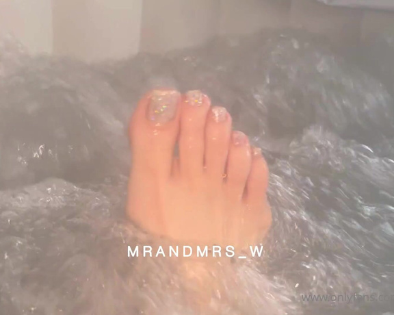 MrandMrs_W aka Mrandmrs_w OnlyFans - Morning hot tub session, apologies for the quality it was reeeeally hot and steamy